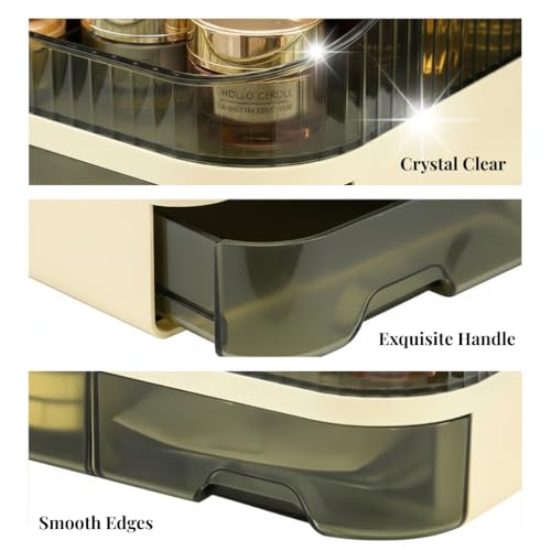 Tidyladyo skincare and jewelry desk organization for tidy surfaces.
