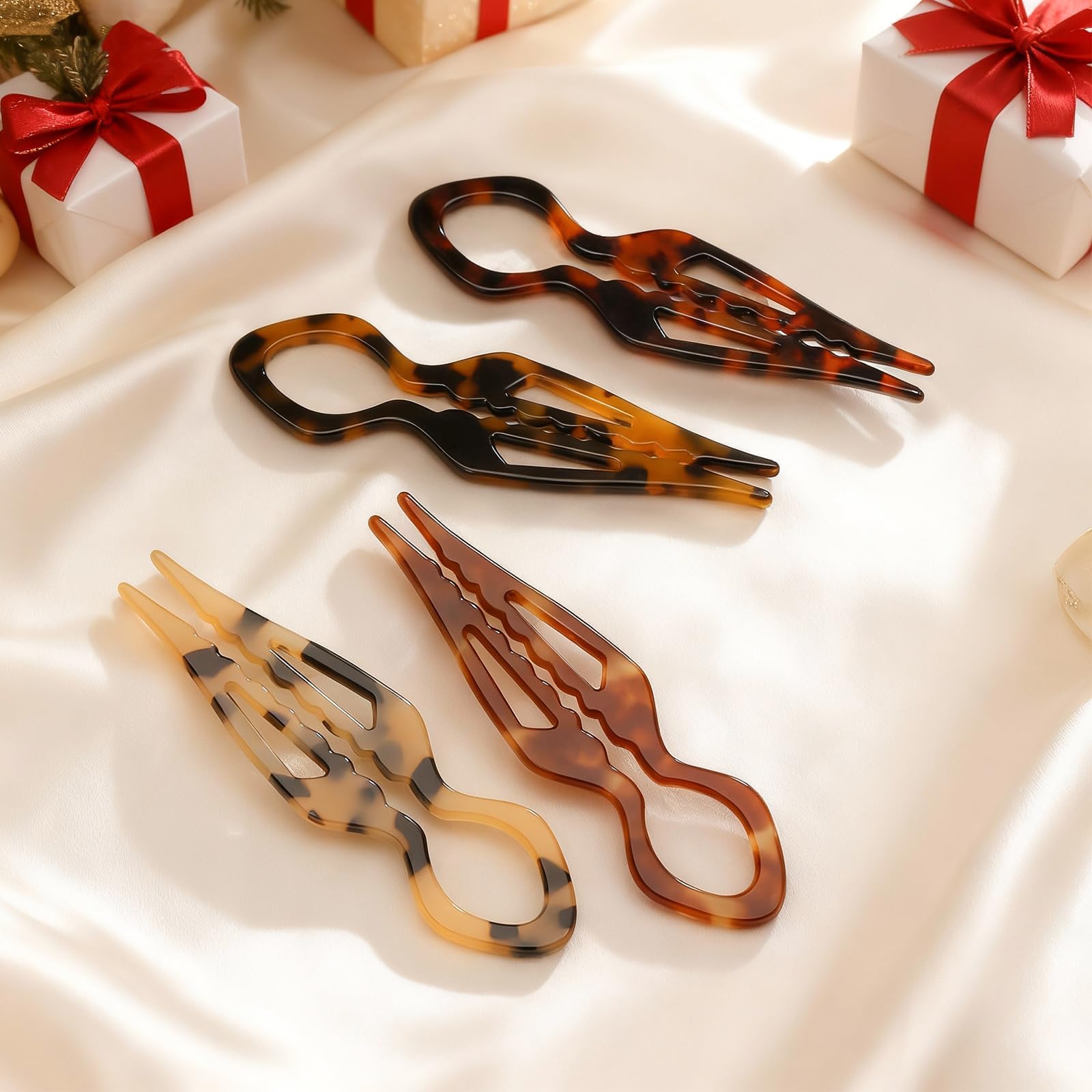 Horquilla Tiefebene de acetato con acabado elegante para uso diario.