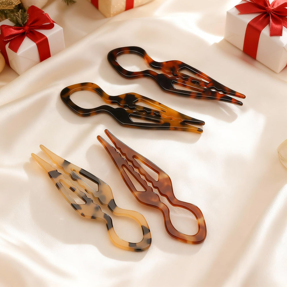 Horquilla Tiefebene de acetato con acabado elegante para uso diario.