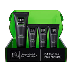 Tiege Hanley Daily Face Wash cleanses without drying, keeping skin refreshed.
