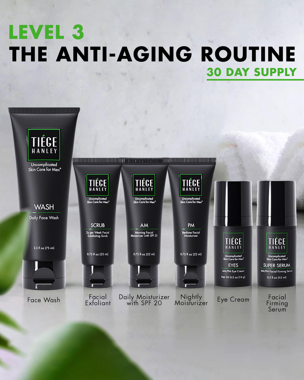 Tiege Hanley Exfoliating Scrub tube boosts smoother texture and even tone