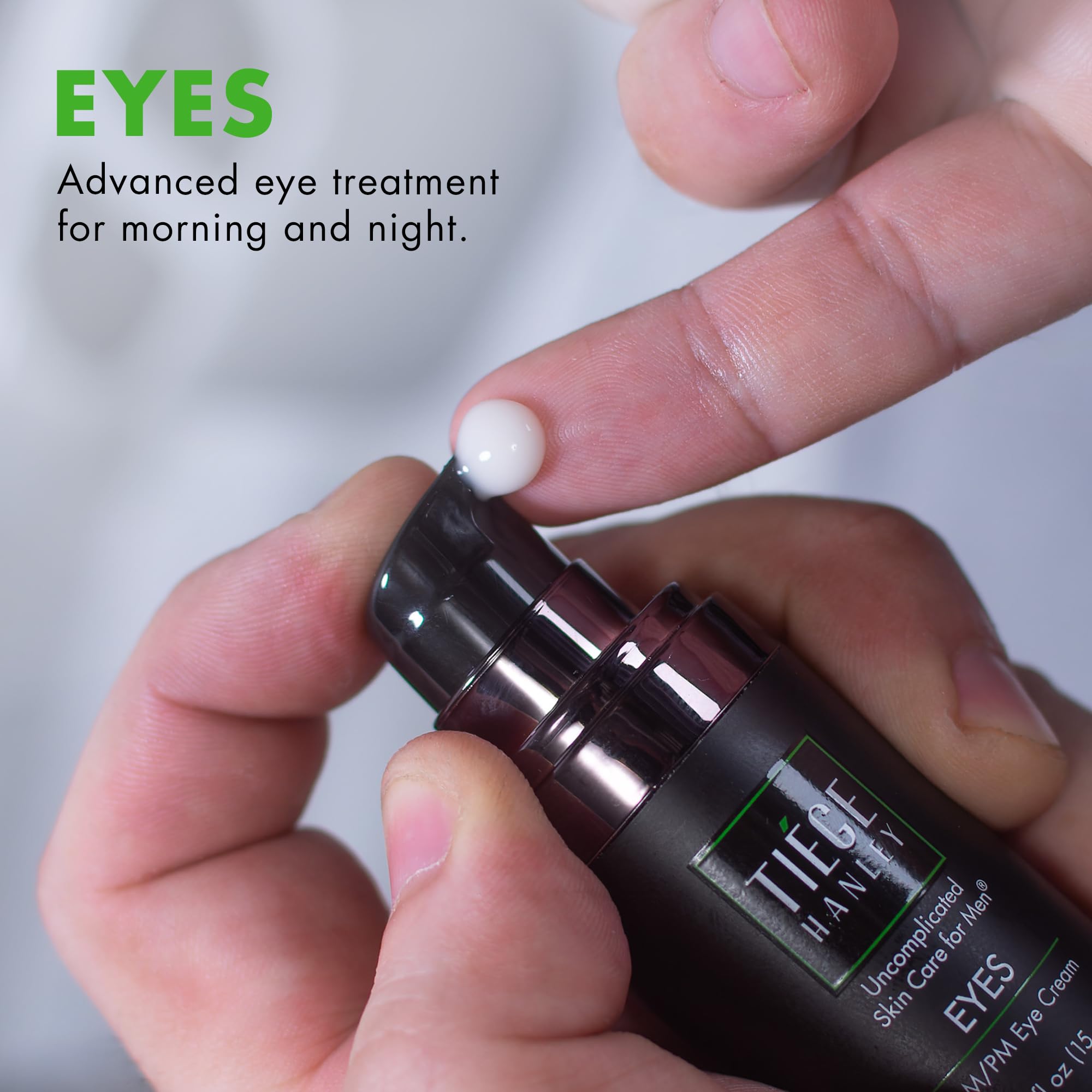 Close-up of niacinamide and hyaluronic acid ingredients for skin hydration