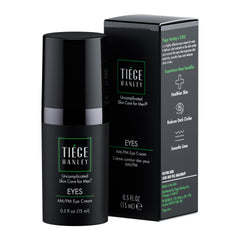 Tiege Hanley Eye Cream jar front highlighting the hydrating under-eye care