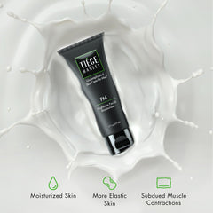Tiege Hanley peptide formula enhancing skin texture while you sleep.