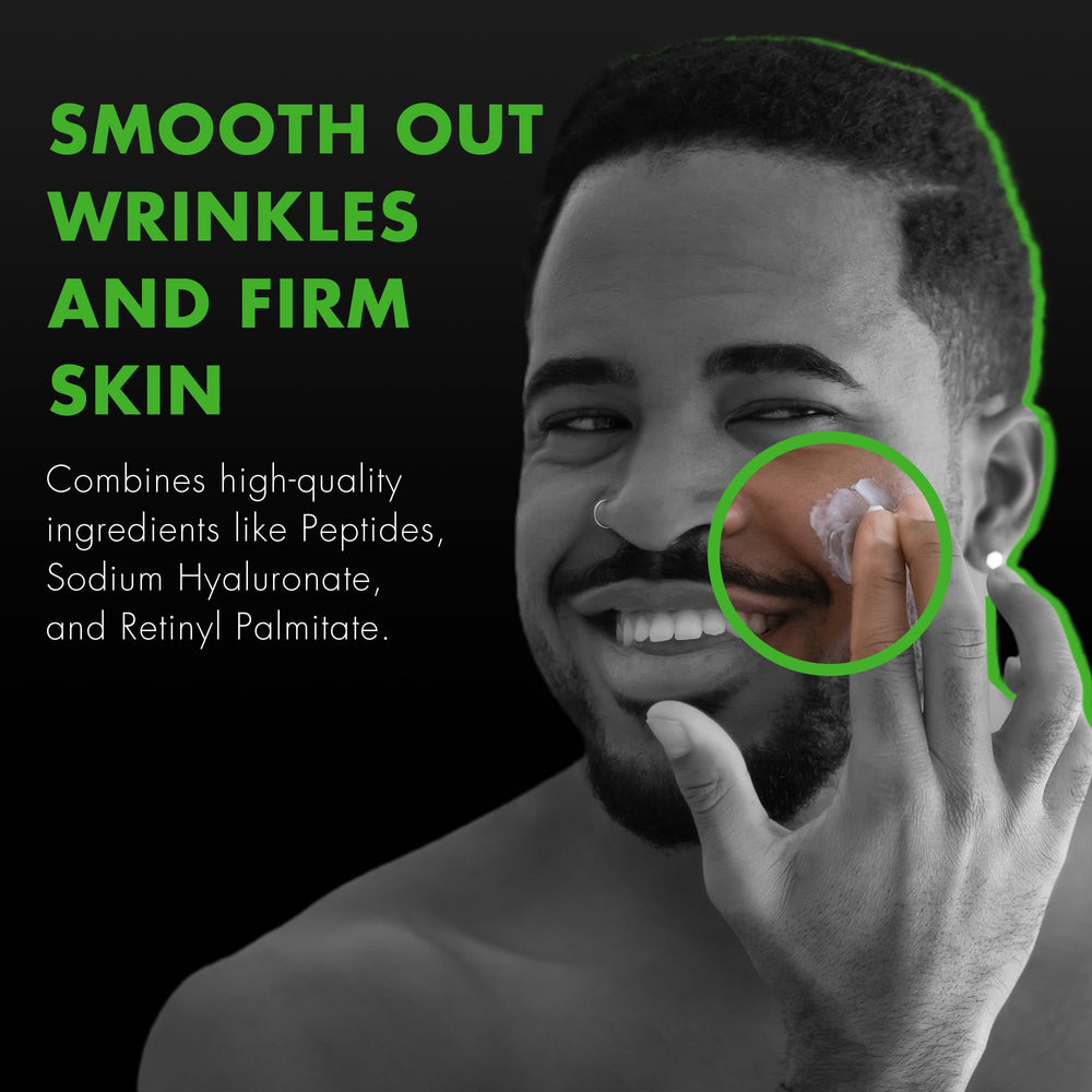 Sodium hyaluronate in Tiege Hanley Super Serum for hydrated, plump-looking skin.