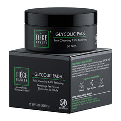 Tiege Hanley toallita exfoliante de ácido glicólico para la frente, piel más fresca
