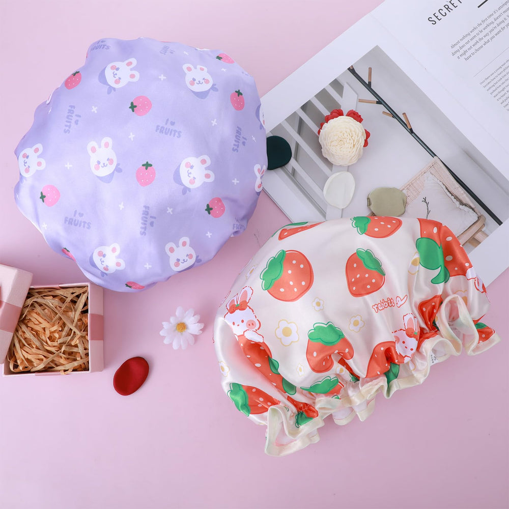 Dimensiones del gorro de ducha TIESOME externas 25 cm internas 13 cm