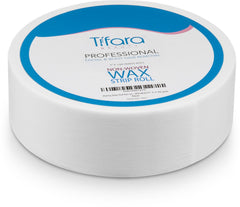 Tifara Beauty wax strip roll close-up showing tear-resistant material for durable waxing