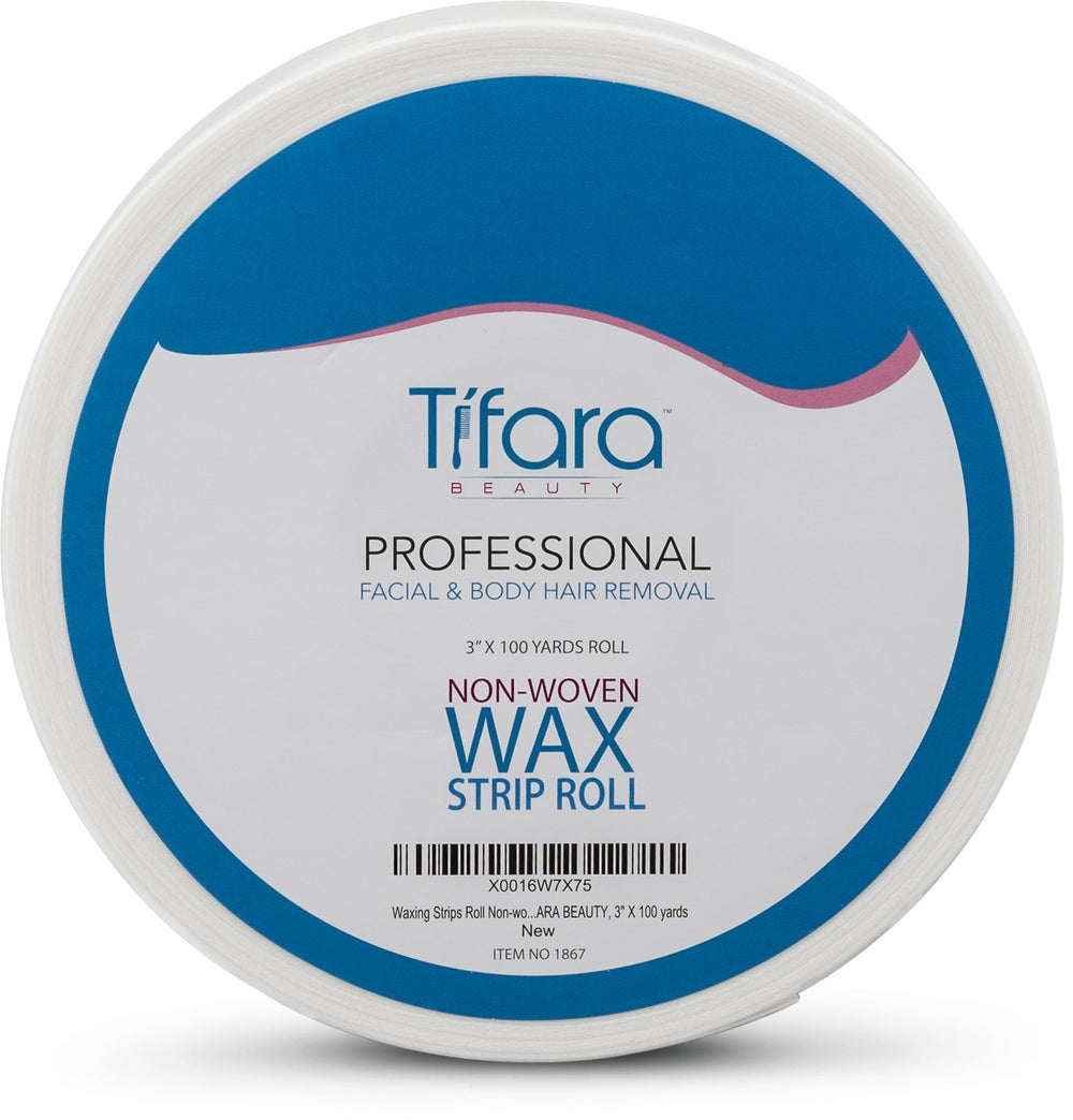Tifara Beauty wax strip material image highlighting versatility with soft wax for hair removal