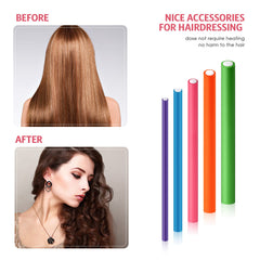 Tigeen rat-tail combs included with curling rods for precise parting.