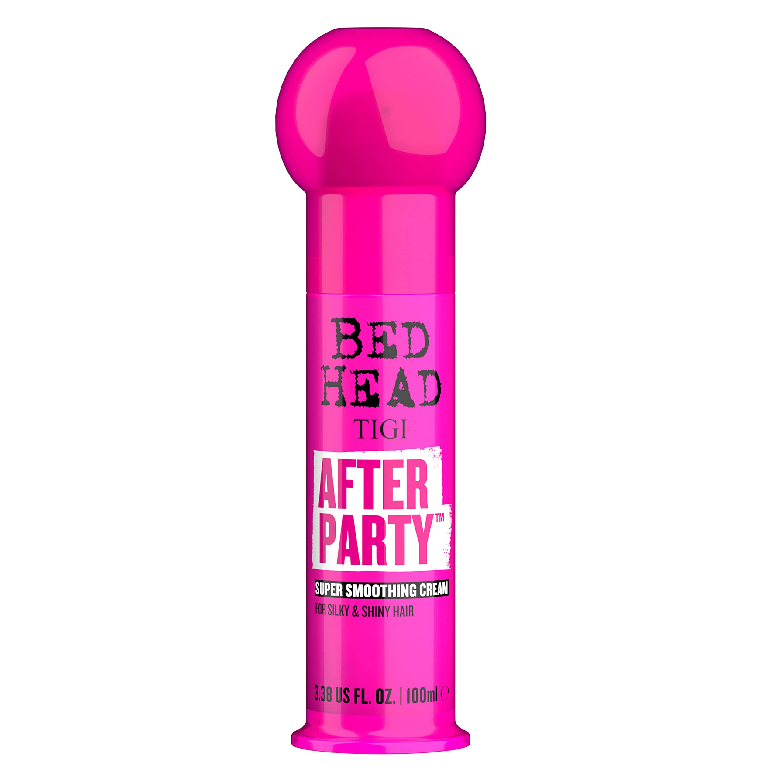 TIGI Bed Head After Party crema suavizante controla frizz y aporta brillo suave.