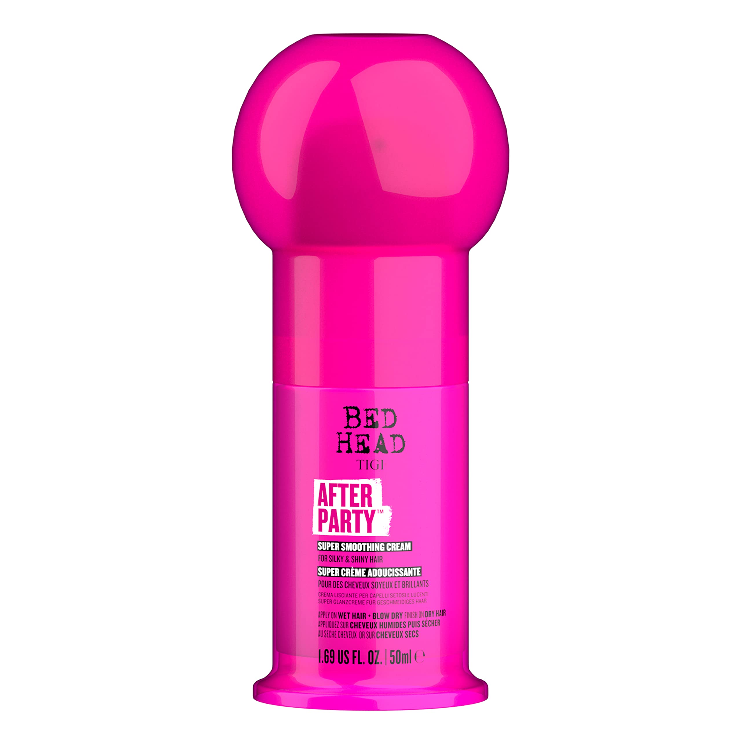 TIGI Bed Head After Party on dry hair reduces static and adds gloss