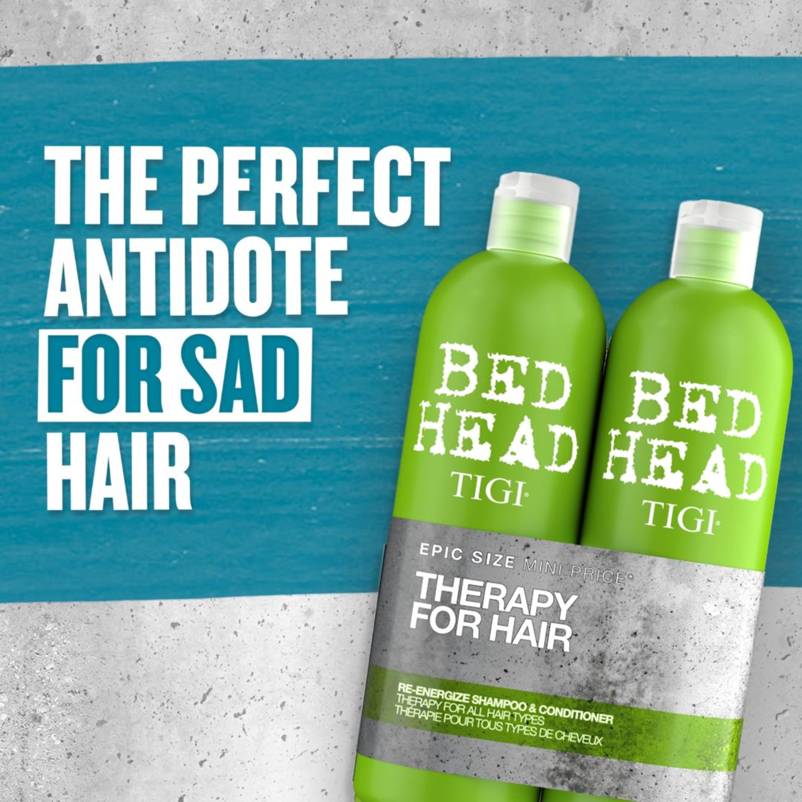 TIGI Bed Head Urban Antidotes Re-Energize: champú apto para color y uso diario