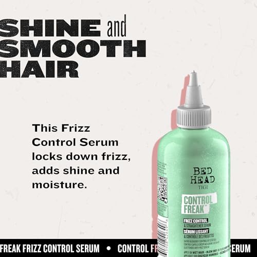 TIGI Bed Head Control Freak Serum: aplicación en cabello húmedo o seco.