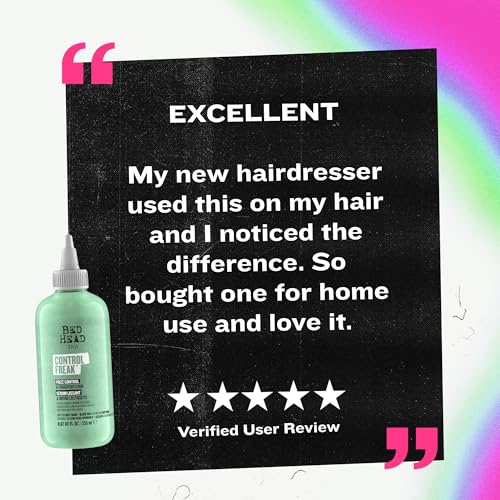 TIGI Bed Head Control Freak Serum: control de peinado duradero sin grasa.