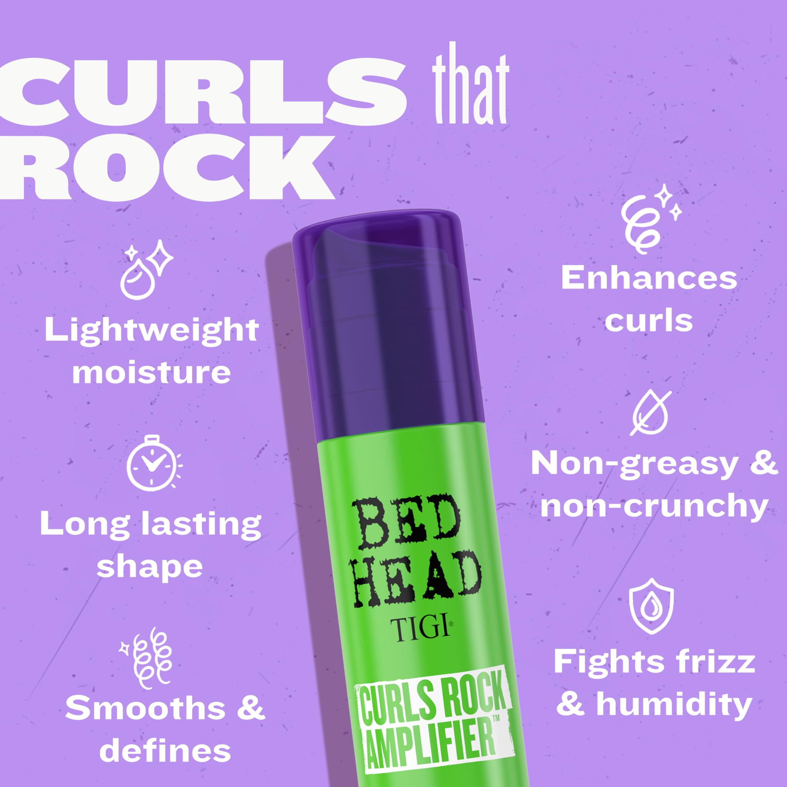 TIGI Bed Head Curls Rock Amplifier, aceite de jojoba que hidrata profundamente los rizos.