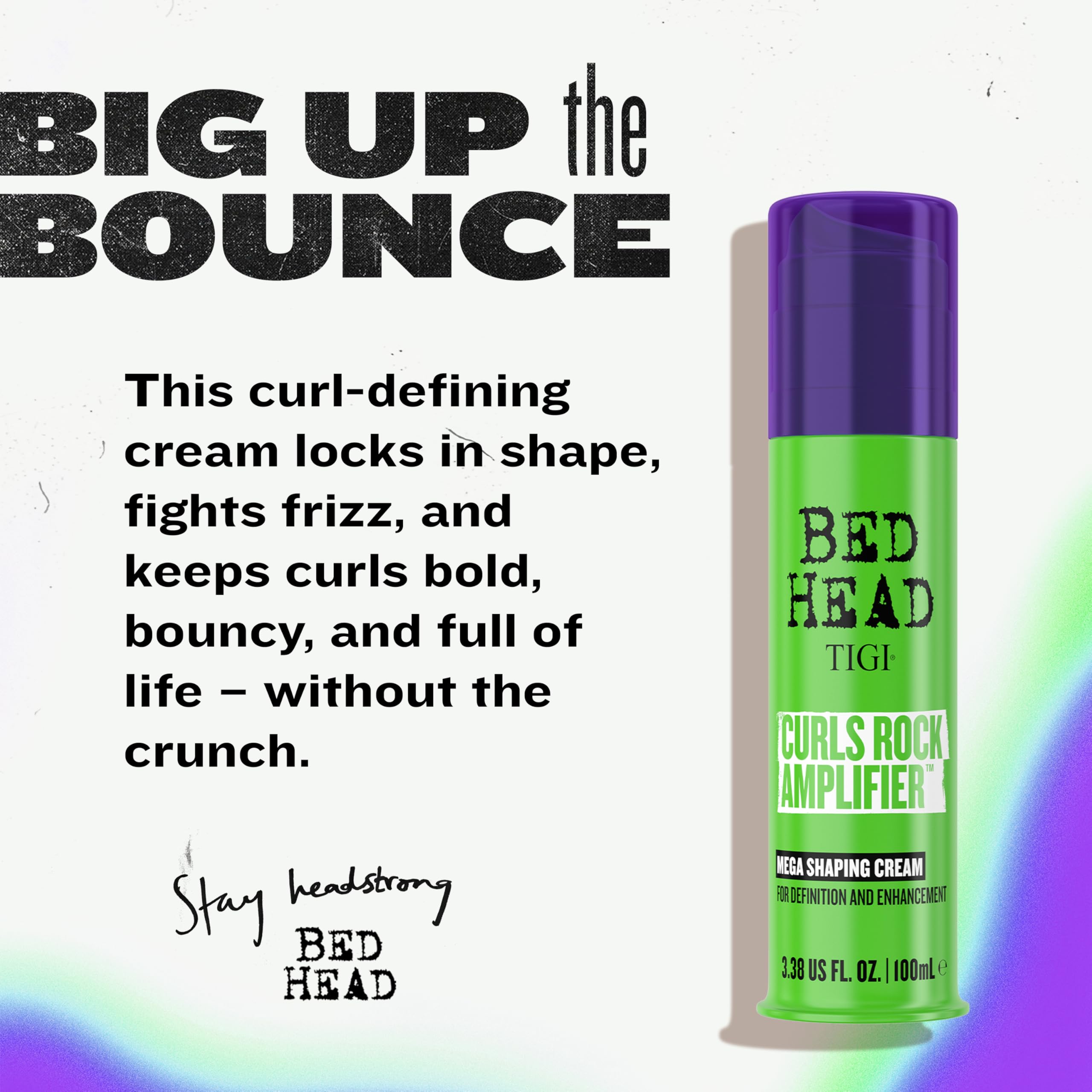 TIGI Bed Head Curls Rock Amplifier, definición de rizos al instante sin rigidez.