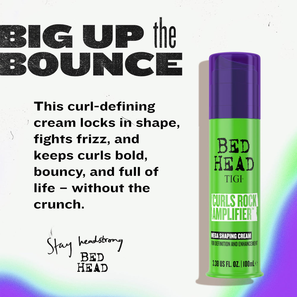 TIGI Bed Head Curls Rock Amplifier, definición de rizos al instante sin rigidez.