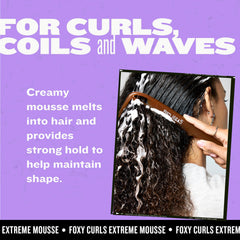 Bed Head Foxy Curls Mousse ayuda a controlar la humedad y el frizz durante el día.