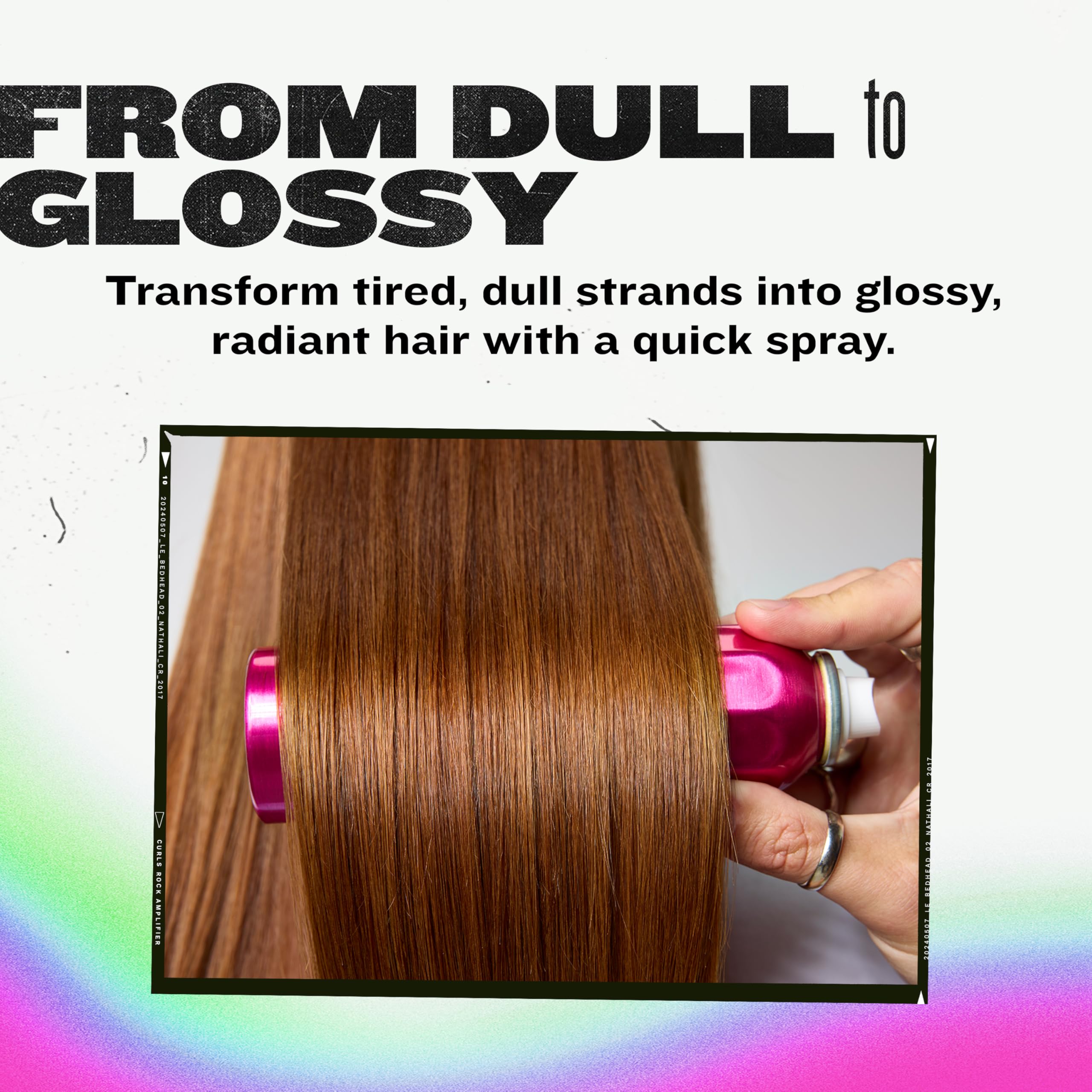 TIGI Bed Head Headrush uso diario rápido para peinado fácil.