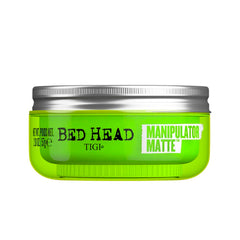 TIGI Bed Head Manipulator Matte, bote compacto, fijación fuerte sin brillo para cabello corto.