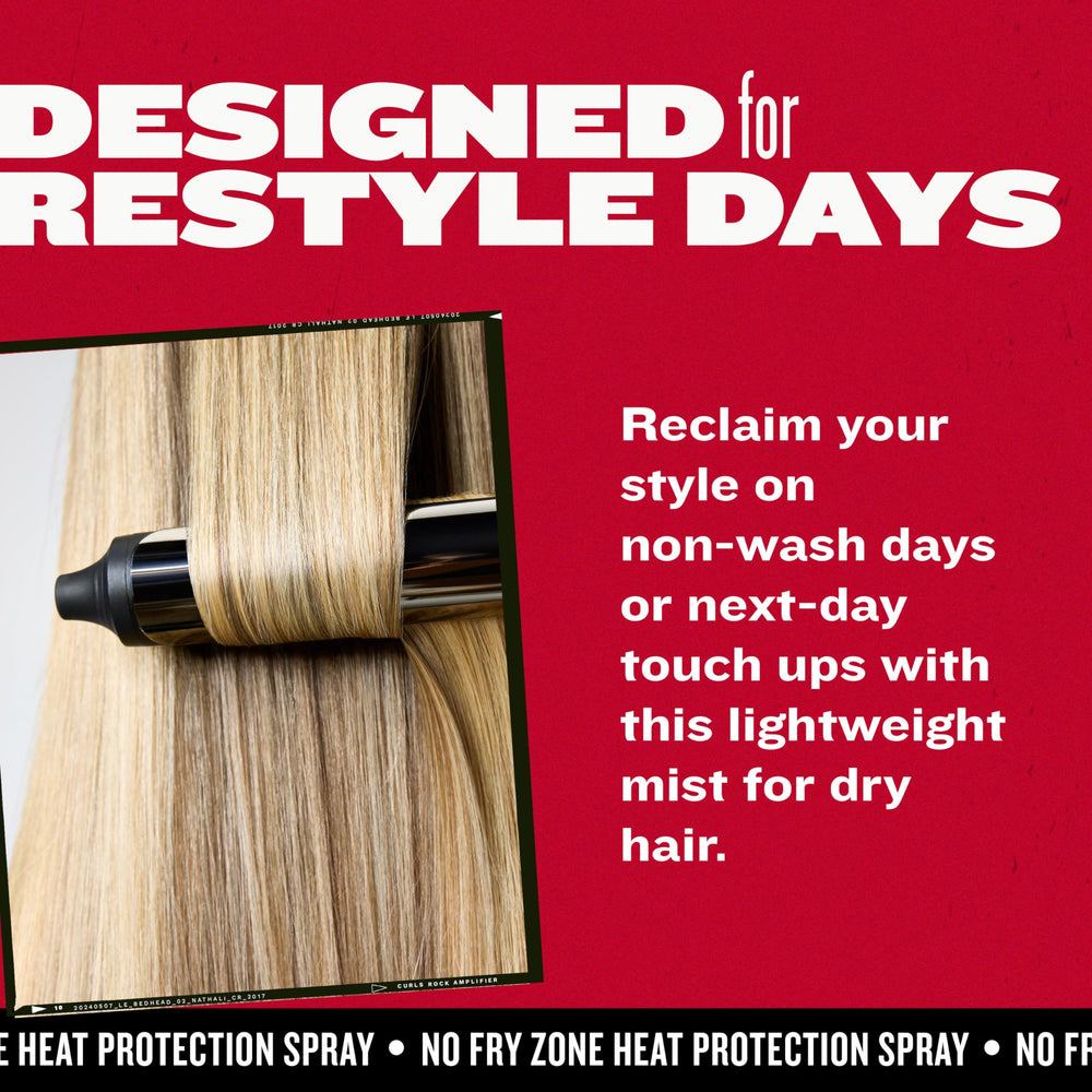 Tamaño de viaje práctico de Bed Head No Fry Zone para llevar