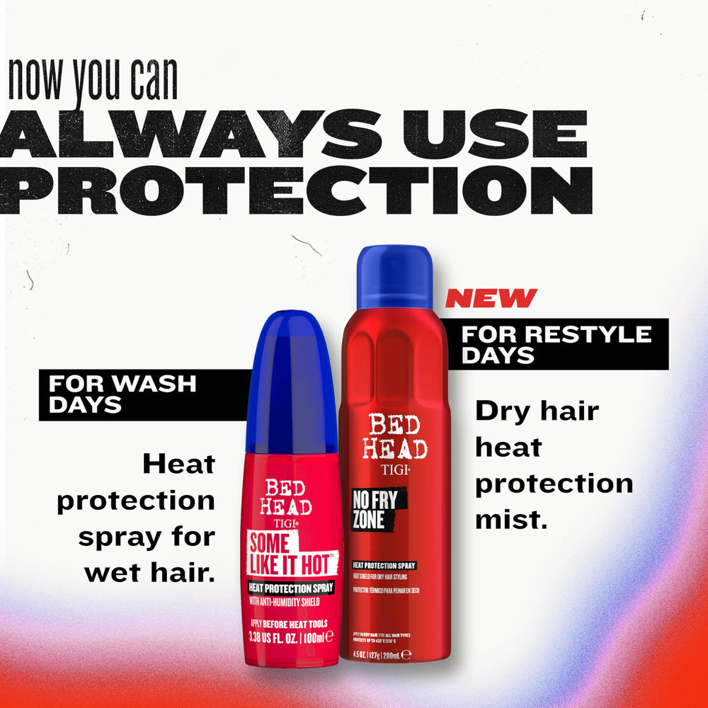 Textura ligera que no apelmaza con Bed Head No Fry Zone