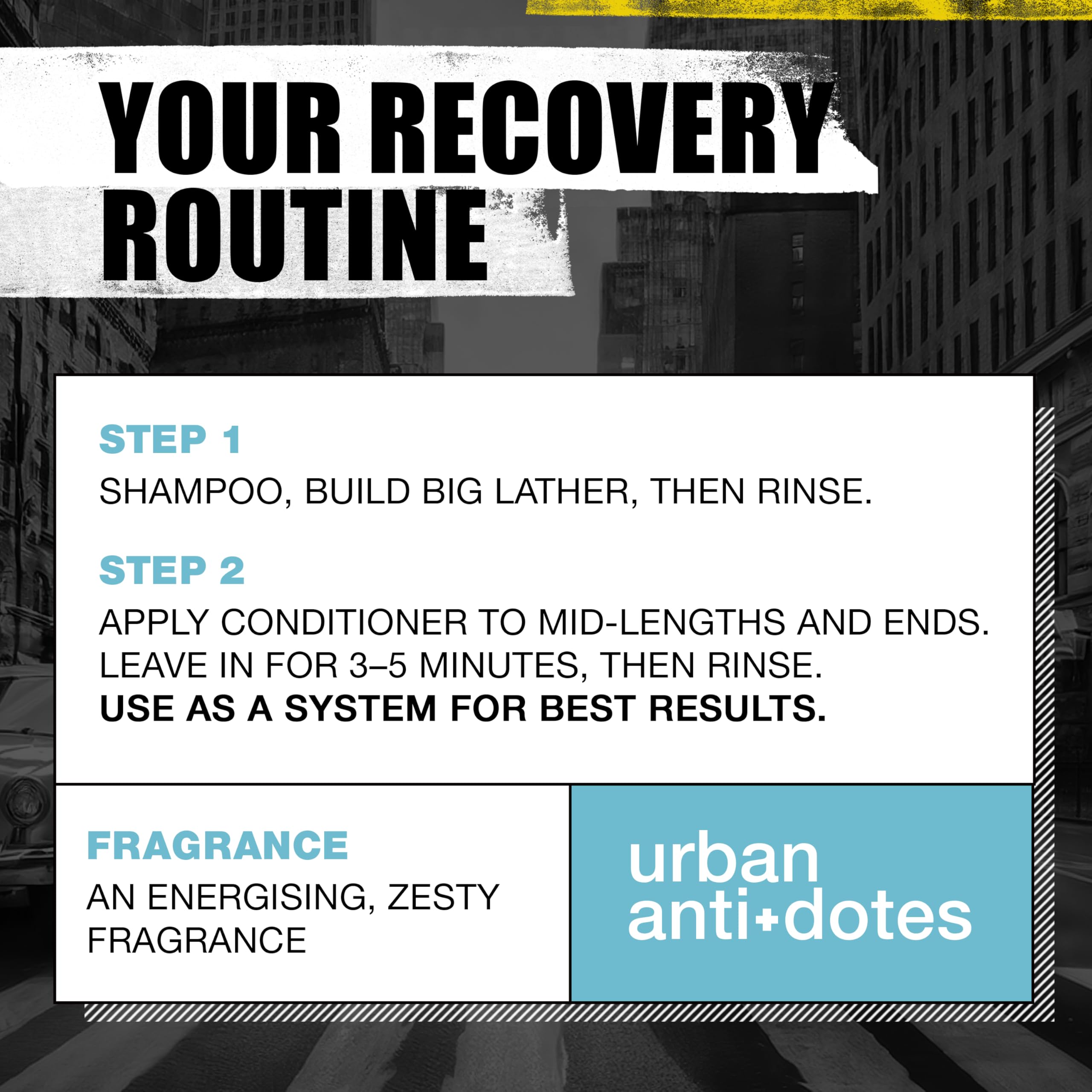 Hair after use appears smoother with TIGI Recovery Conditioner shine