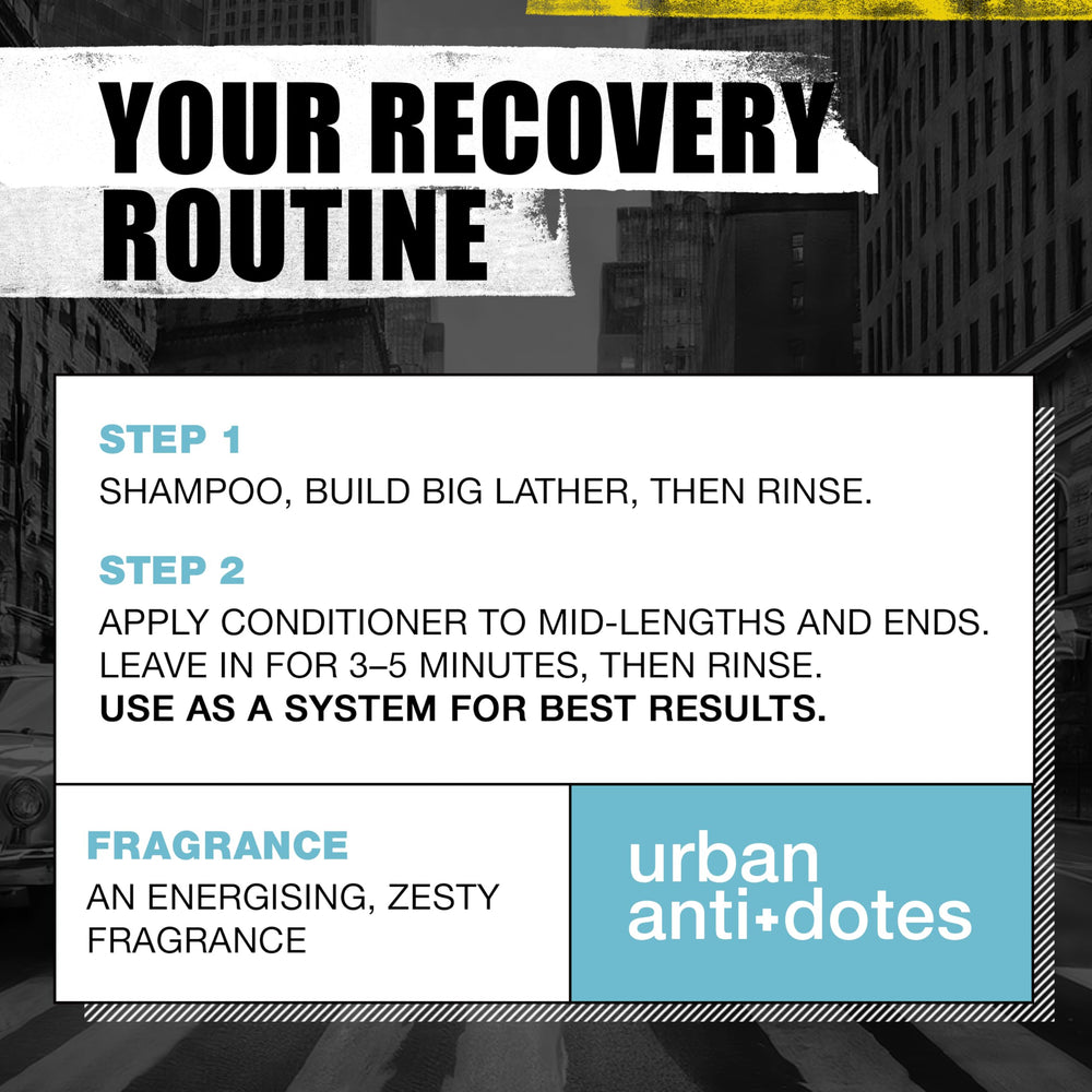 Hair after use appears smoother with TIGI Recovery Conditioner shine
