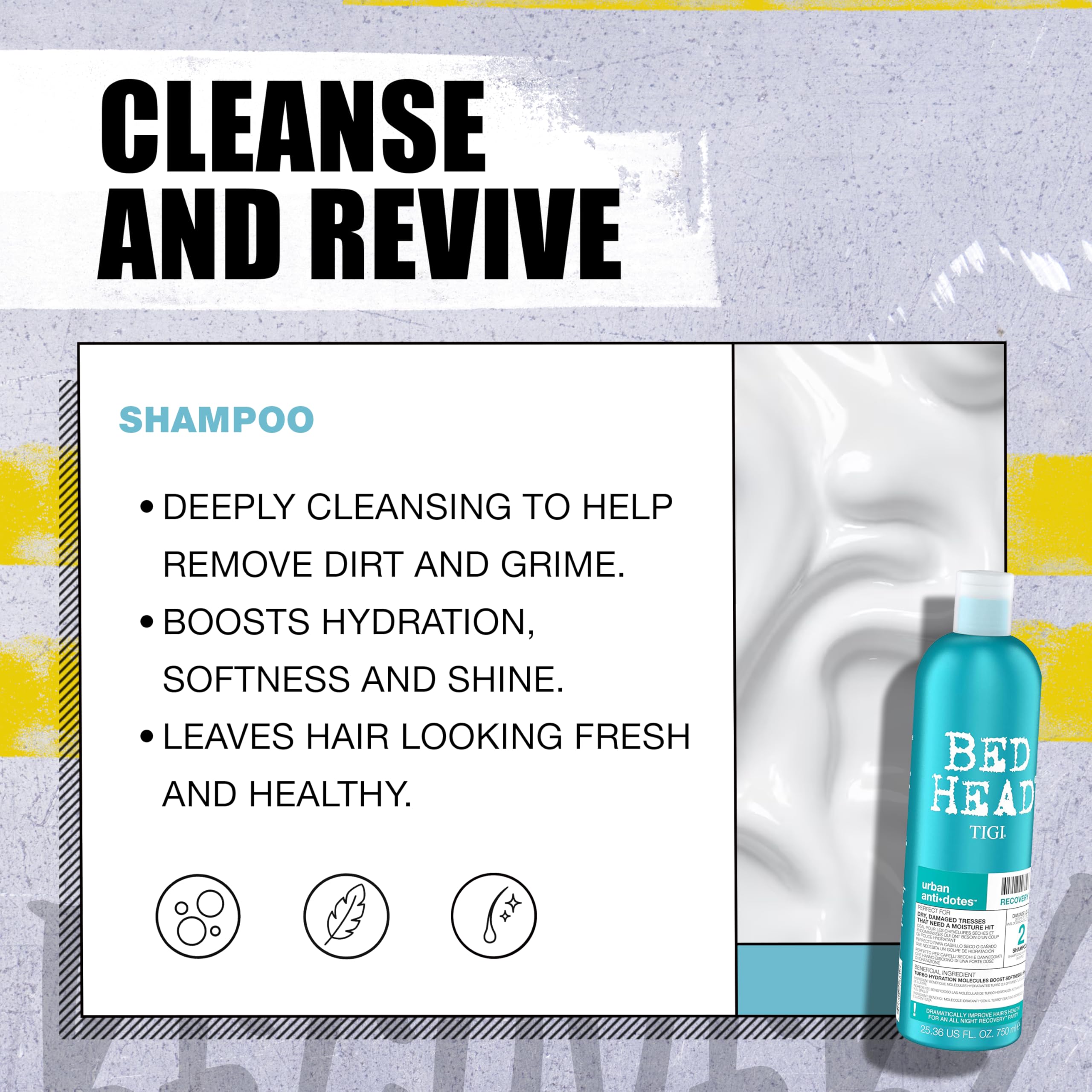Recovery duo on bathroom counter ready for at-home hair repair