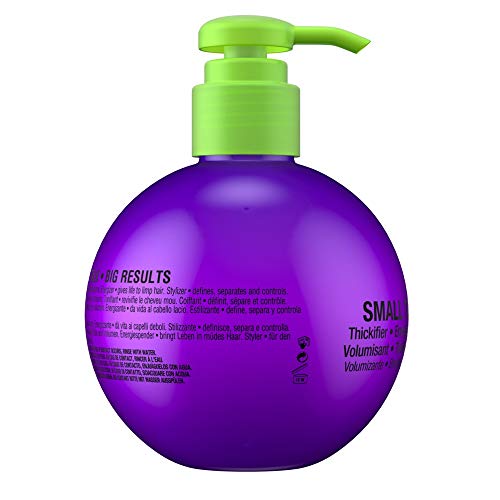 Bed Head Small Talk 3-en-1 Thickifier: resultado con volumen y suavidad.