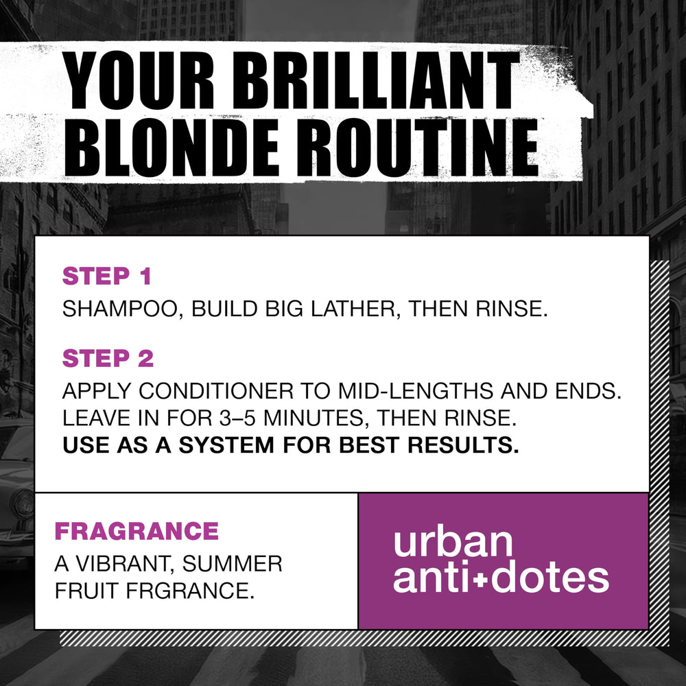 Anti-Static agent helps reduce frizz in Dumb Blonde formula.