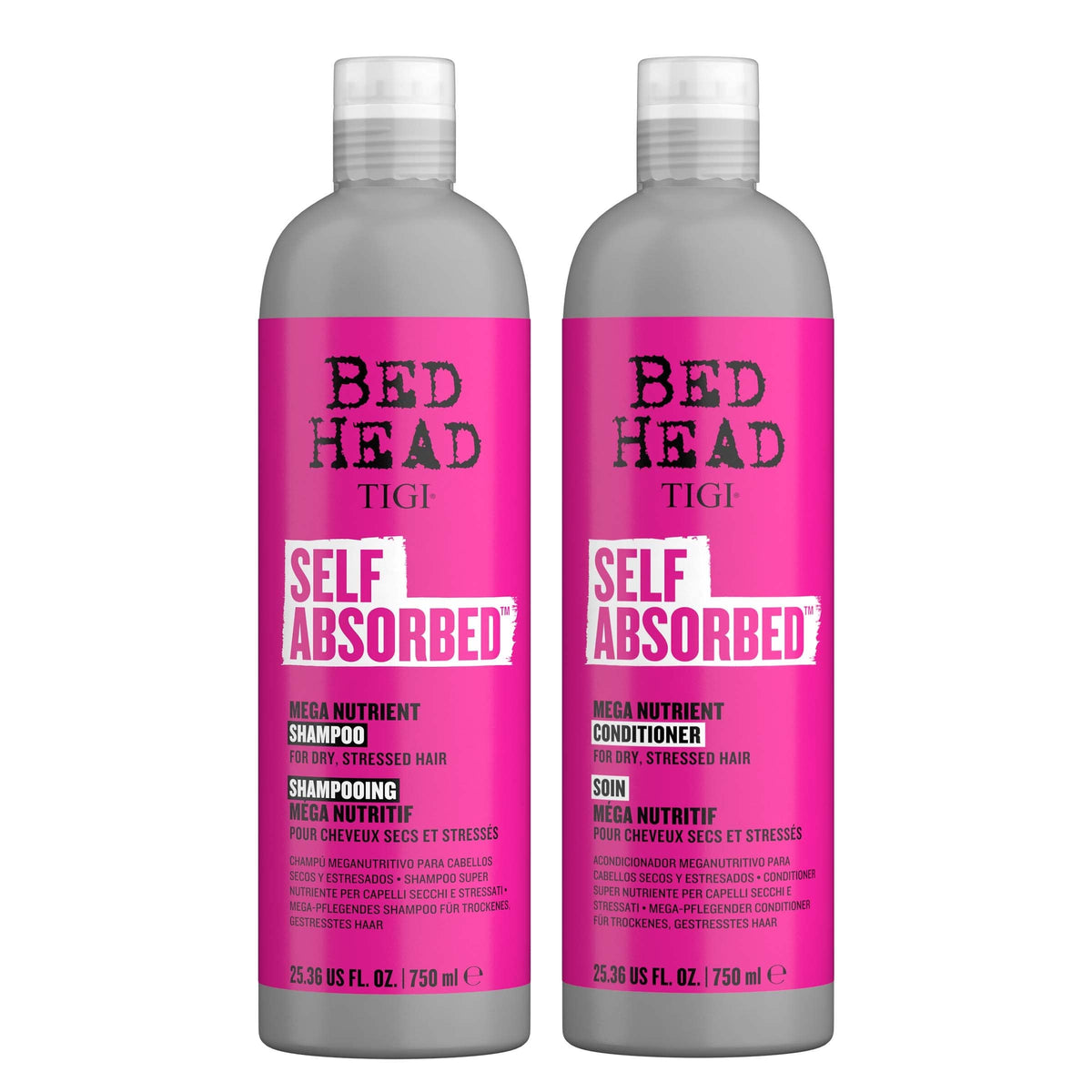 Bed Head by TIGI Self Absorbed champú lavado muestra hidratación profunda para cabello seco