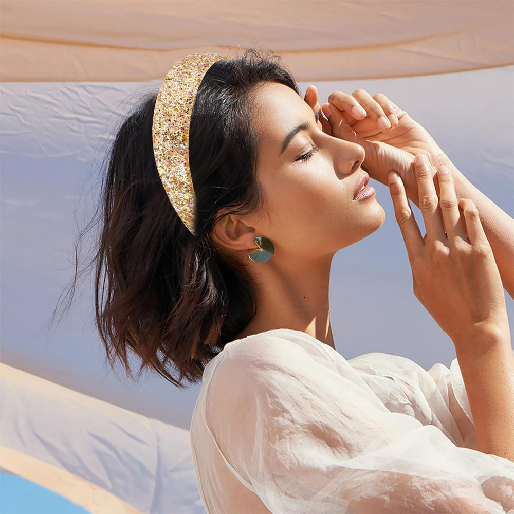 Diadema Tihebax pack glitter: cuatro opciones para combinar estilos.