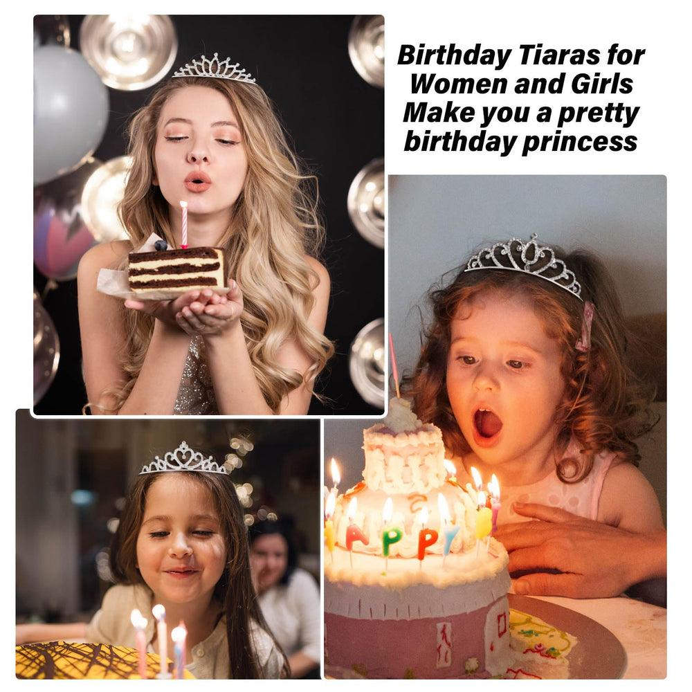 Set de 10 tiaras Tihebax con variedad de diseños