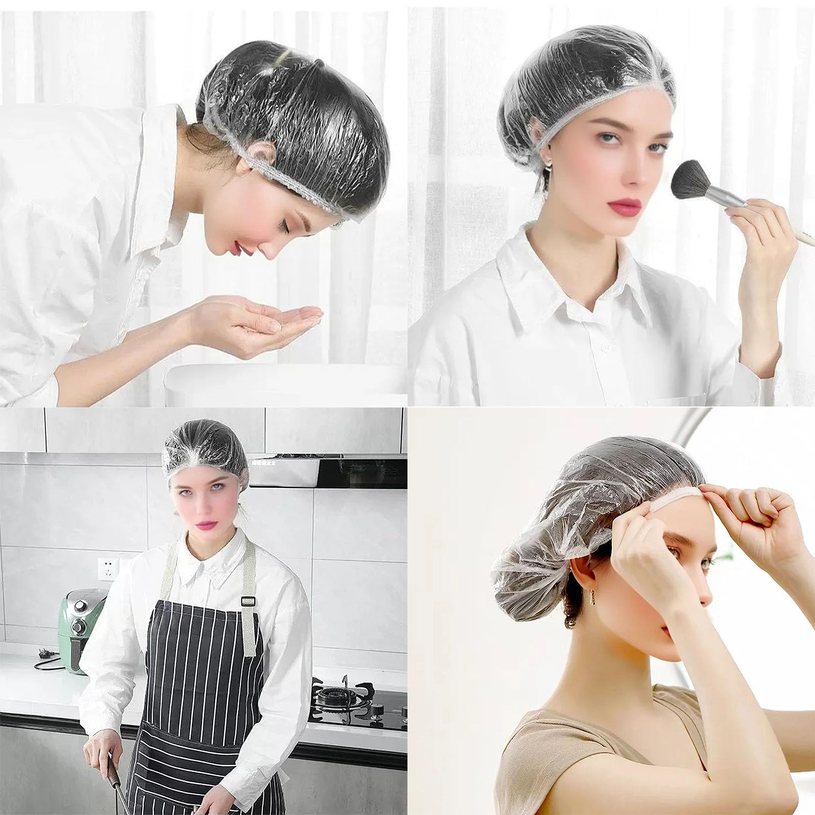 Gorra desechable Tihzheoy para viaje protege cabello y ropa