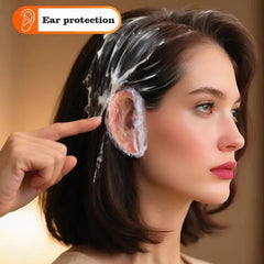 Tihzheoy, uso-salon-proteccion-orejas-transparente: perfecto para tratamientos de salón sin mojar la zona cercana.