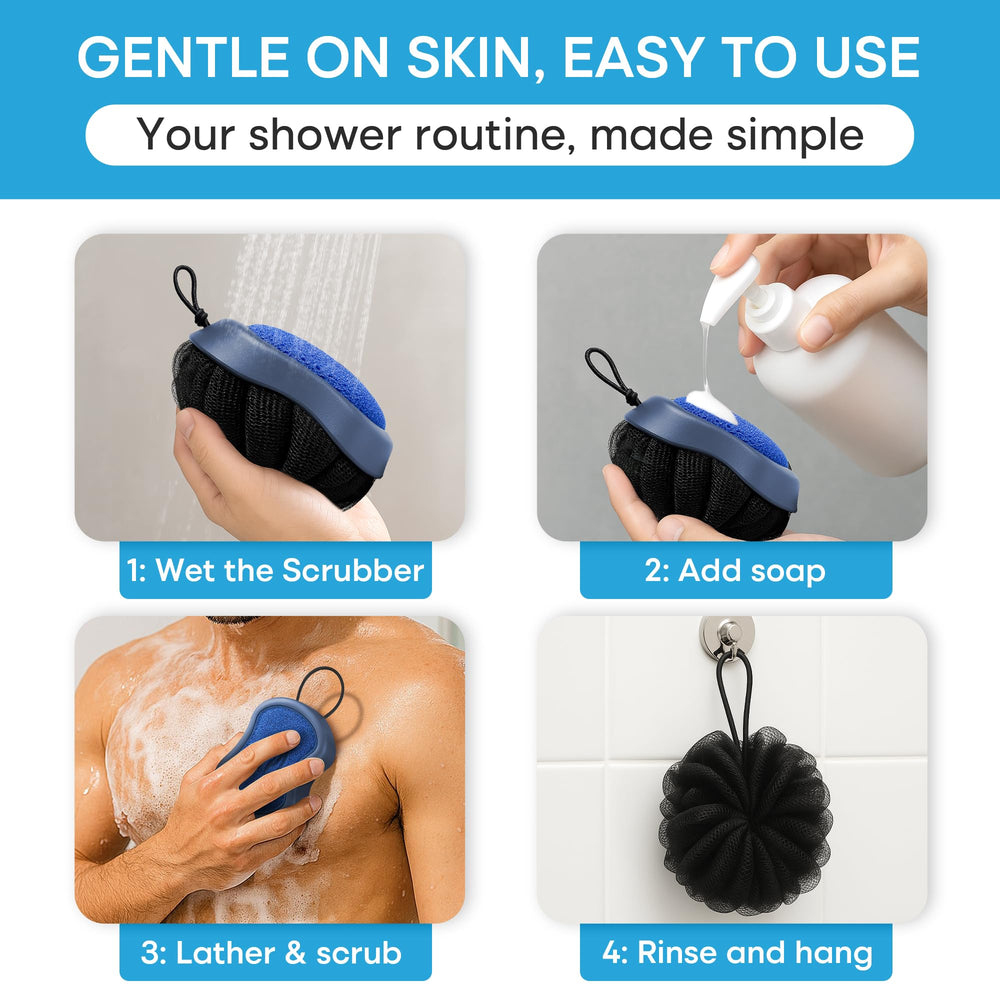 Tilcare exfoliador corporal dos-en-uno, ideal para casa y gimnasio.