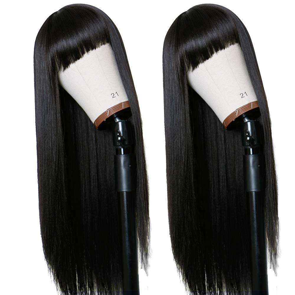 TIMANZO heat-resistant fiber wig close-up showing silky texture.