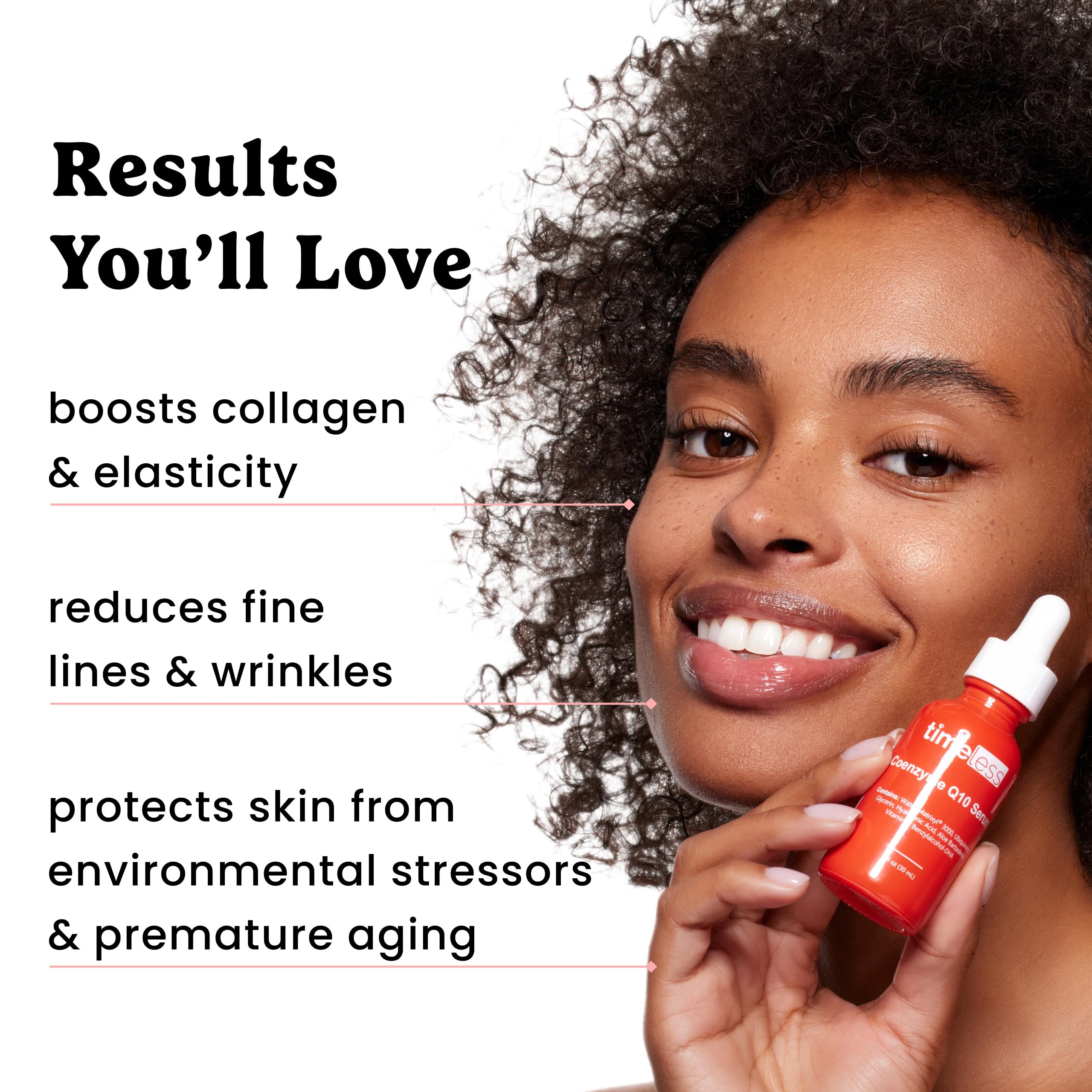 Timeless Skin Care cruelty-free symbol on packaging.