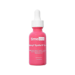 Timeless Skin Care Matrixyl Synthe'6 serum bottle promoting hydration and ease of use.