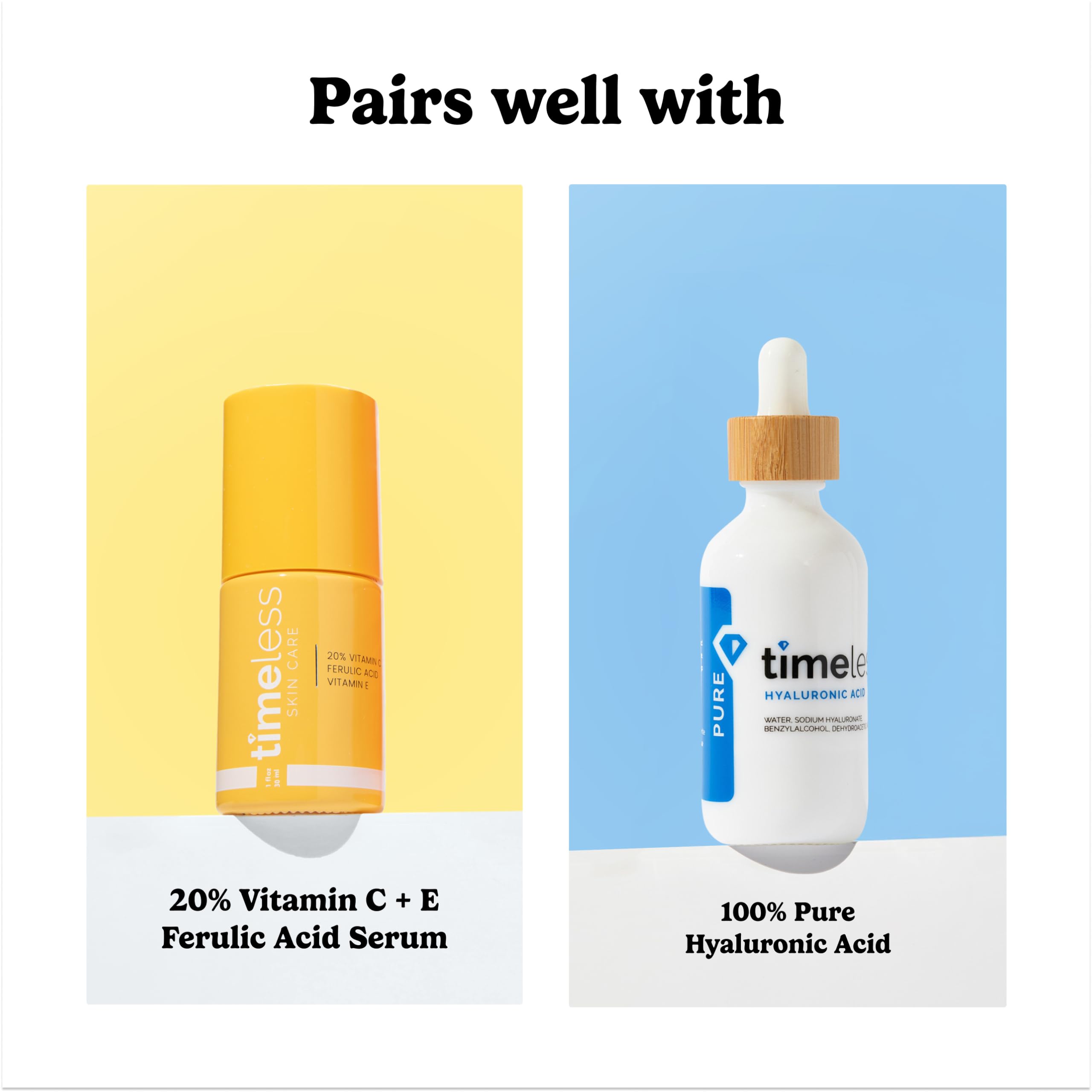 Timeless Skin Care Matrixyl Synthe'6 closeup showing smooth skin application.