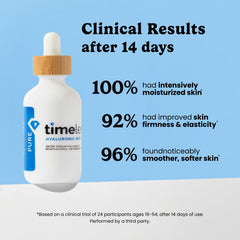 Timeless Skin Care ácido hialurónico, gotas en dedo, hidratación rápida para uso diario