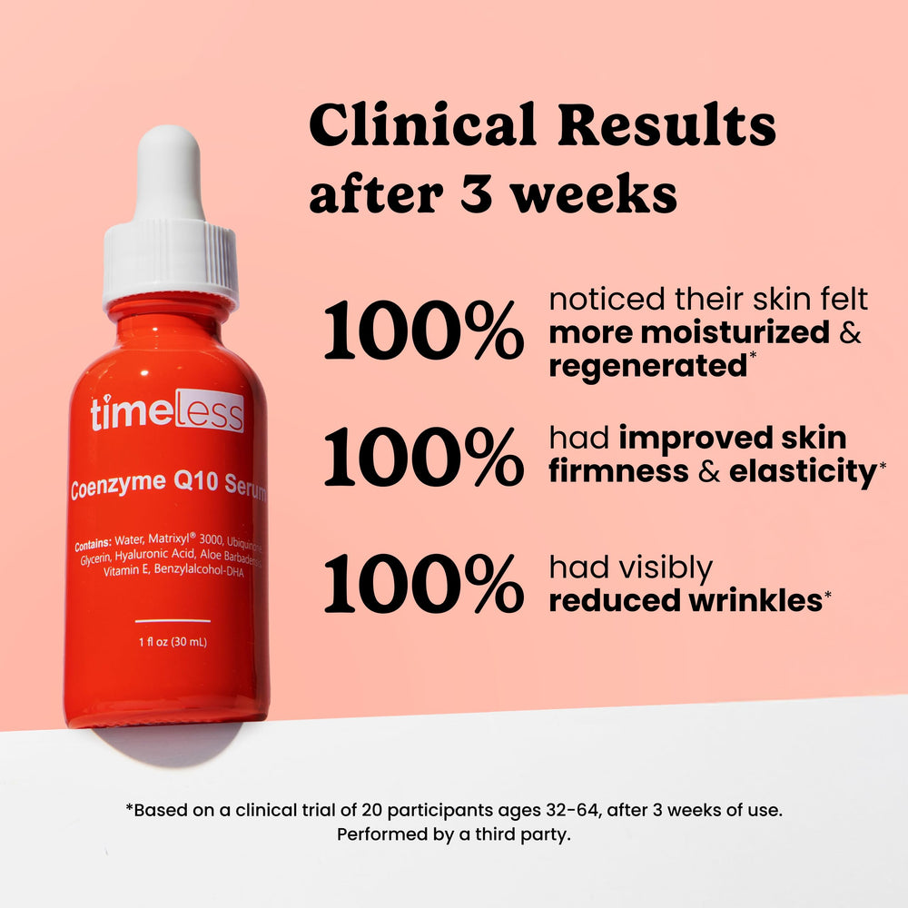 Timeless Skin Care serum pump action for easy daily application.