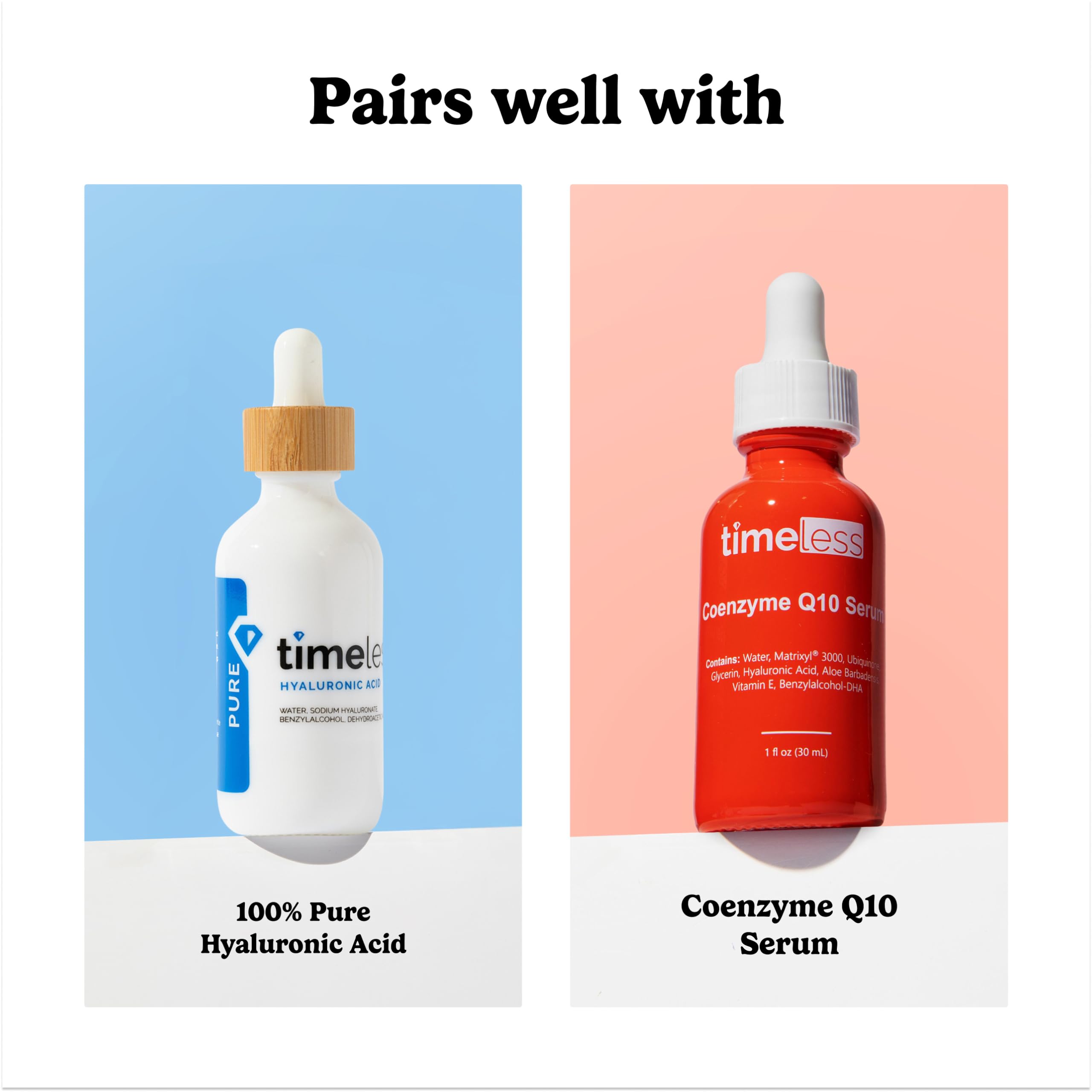 Timeless Vitamin C Serum bottle-vertical showcases product design.