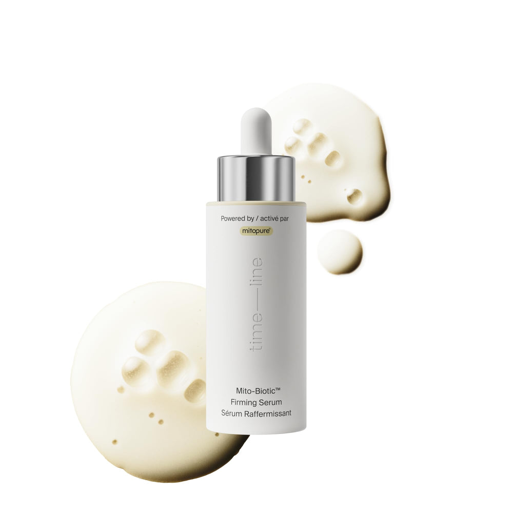 Timeline Mitopure serum bottle for daily anti-aging care