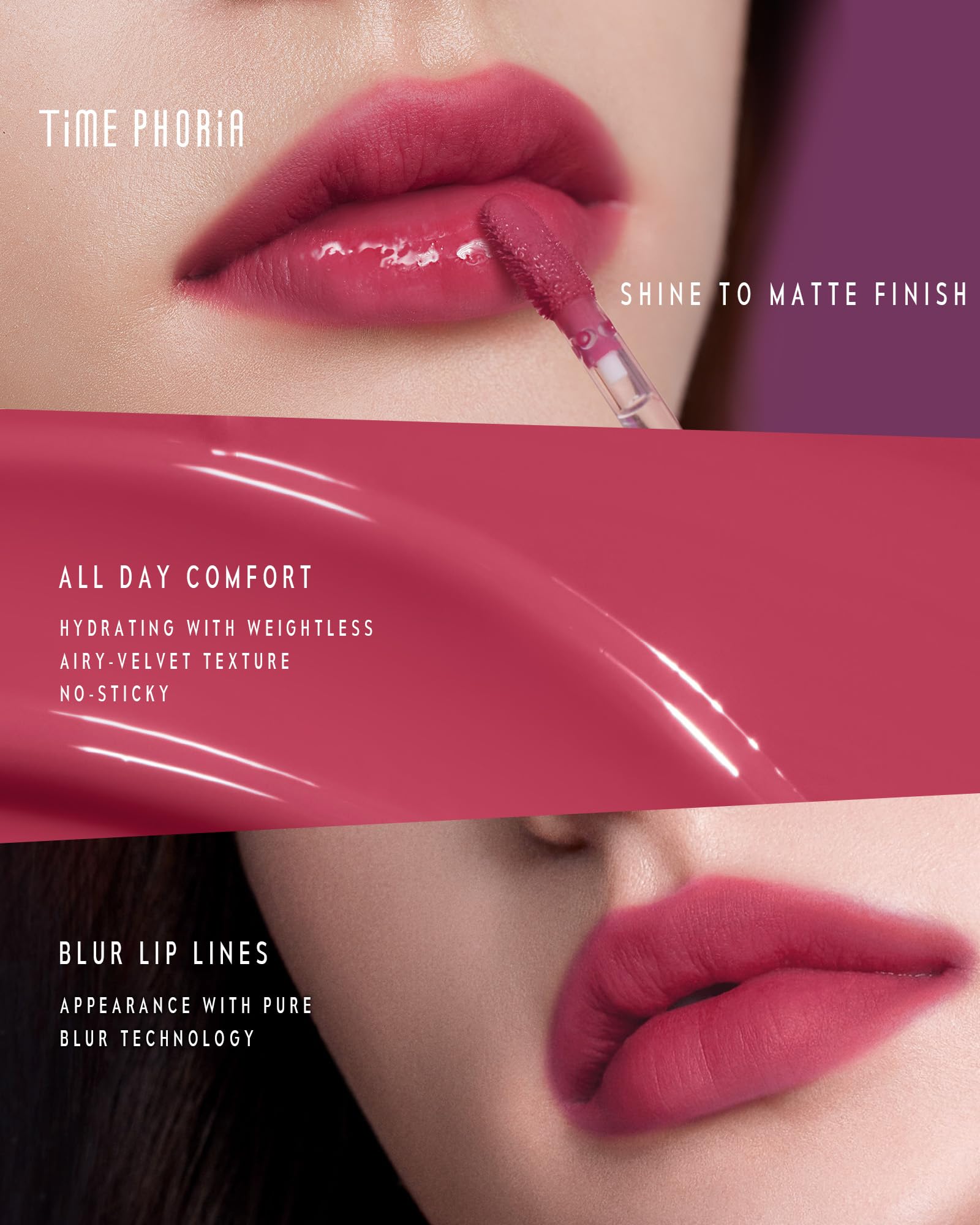 TIMEPHORIA Altera 012 Hush efecto difuminado que suaviza contornos de labios.