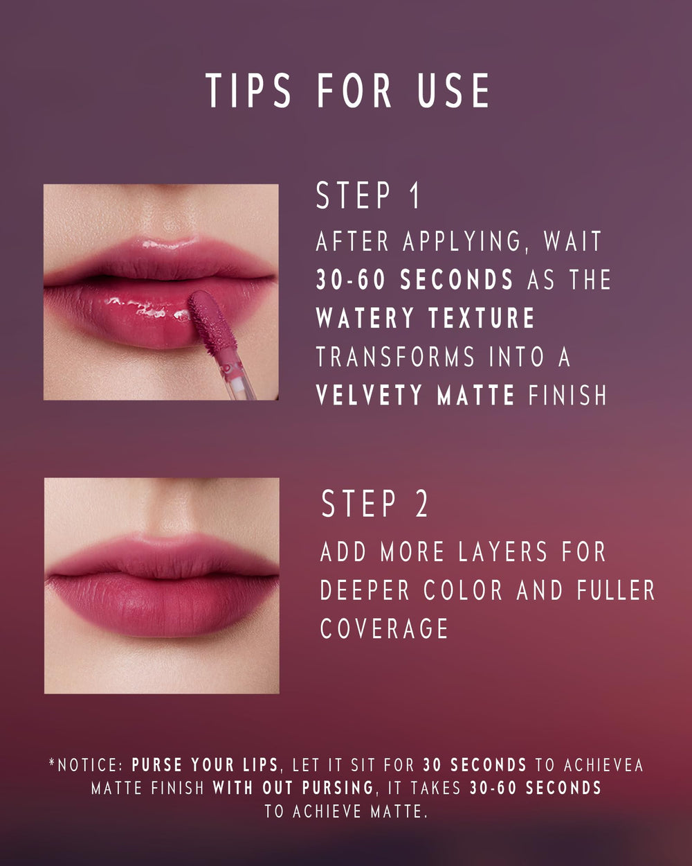 TIMEPHORIA Altera Tinte labial hidratante con Elastomer Water Blend