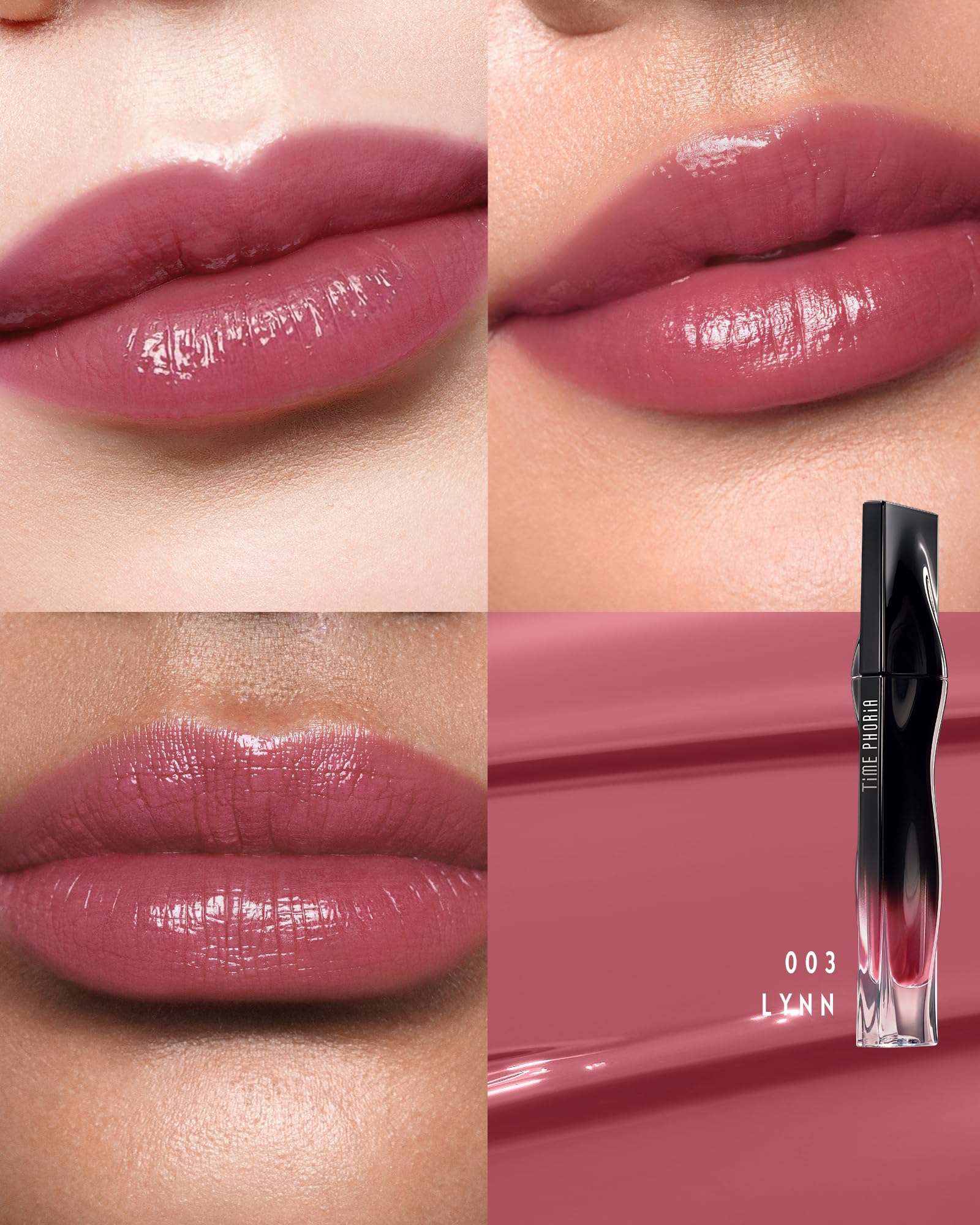 TIMEPHORIA Stellar Dust Brillo Labial Lynn: acabado brillante y color duradero.
