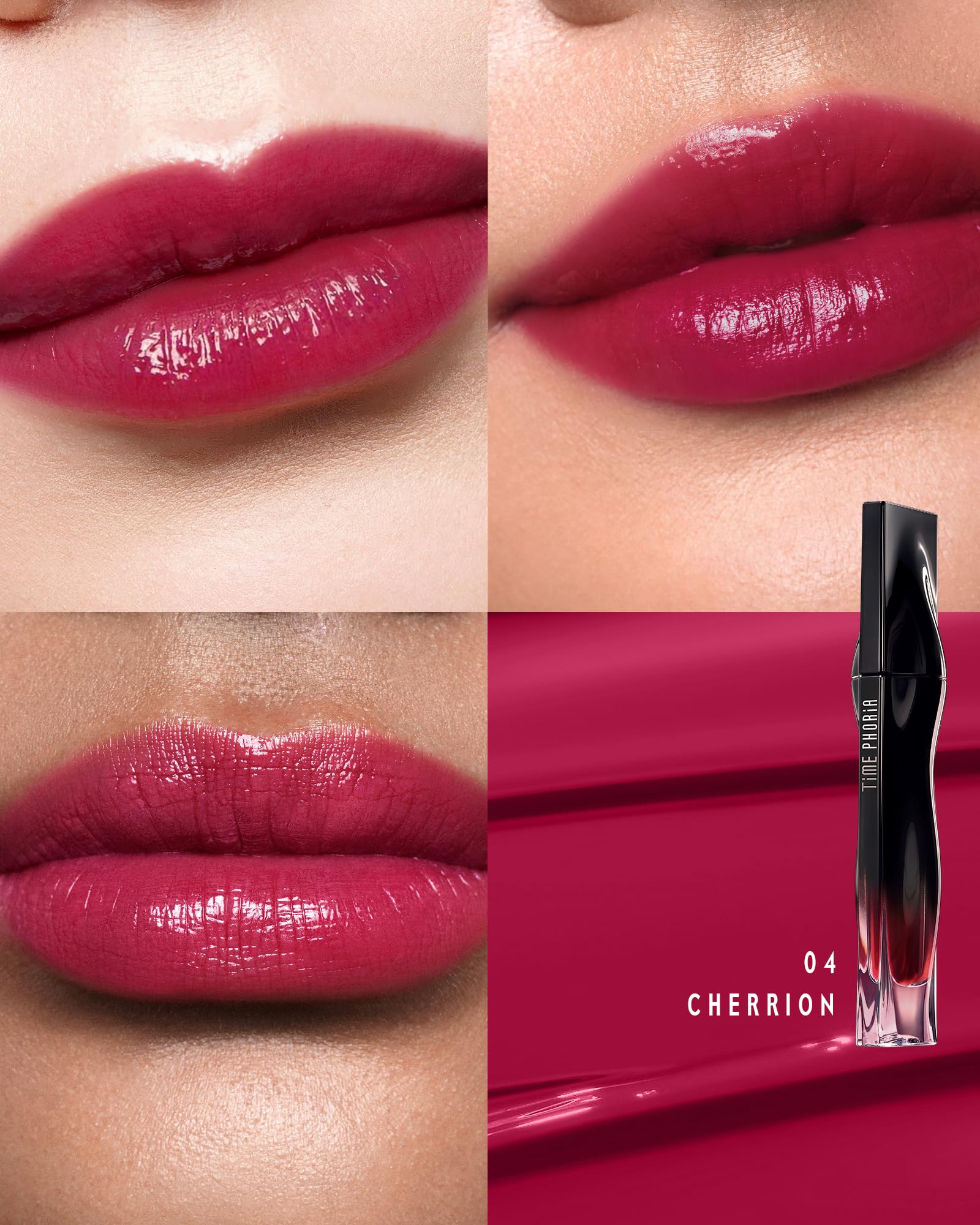 TIMEPHORIA Stellar Dust Lip Stain Cherrion tono cereza para look diario